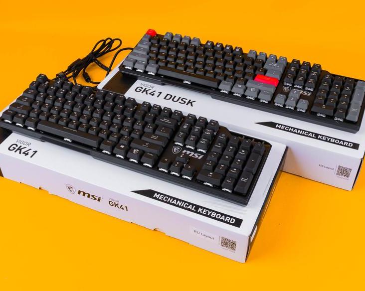 Обзор и сравнение клавиатур VIGOR GK41 и VIGOR GK41 Dusk от MSI / Клавиатуры, мыши и периферия / iXBT Live