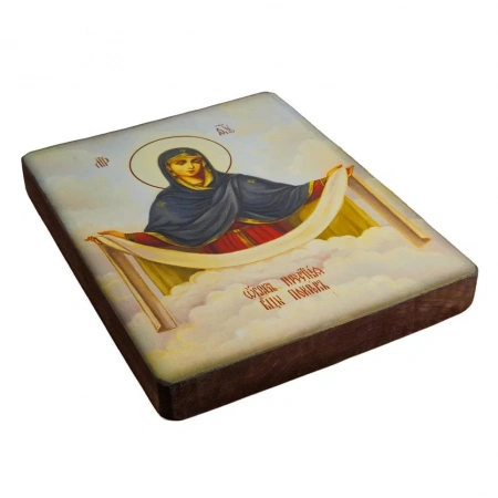 Икона Покров Пресвятой Богородицы 7*9 см
